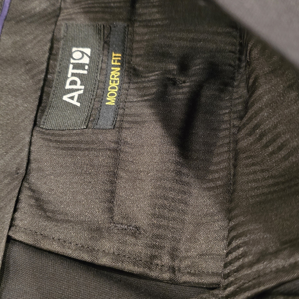 Perry Ellis Micro Check & APT.9 Black Dress Pants - Picture 5 of 11